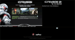 Desktop Screenshot of crysisdemo.com